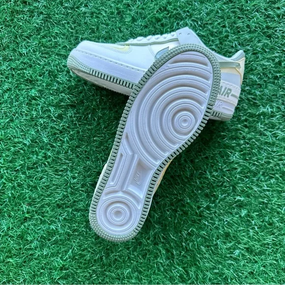 Nike Air Force 1 Shadow AF1 Sail / Oil Green - Picture 7 of 9